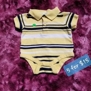 3-6m collared bodysuit